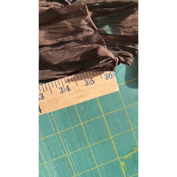 Long Women's Ombre Cheetah Crinkle Scarf  Polyester  72 inches - Picture 3 of 4